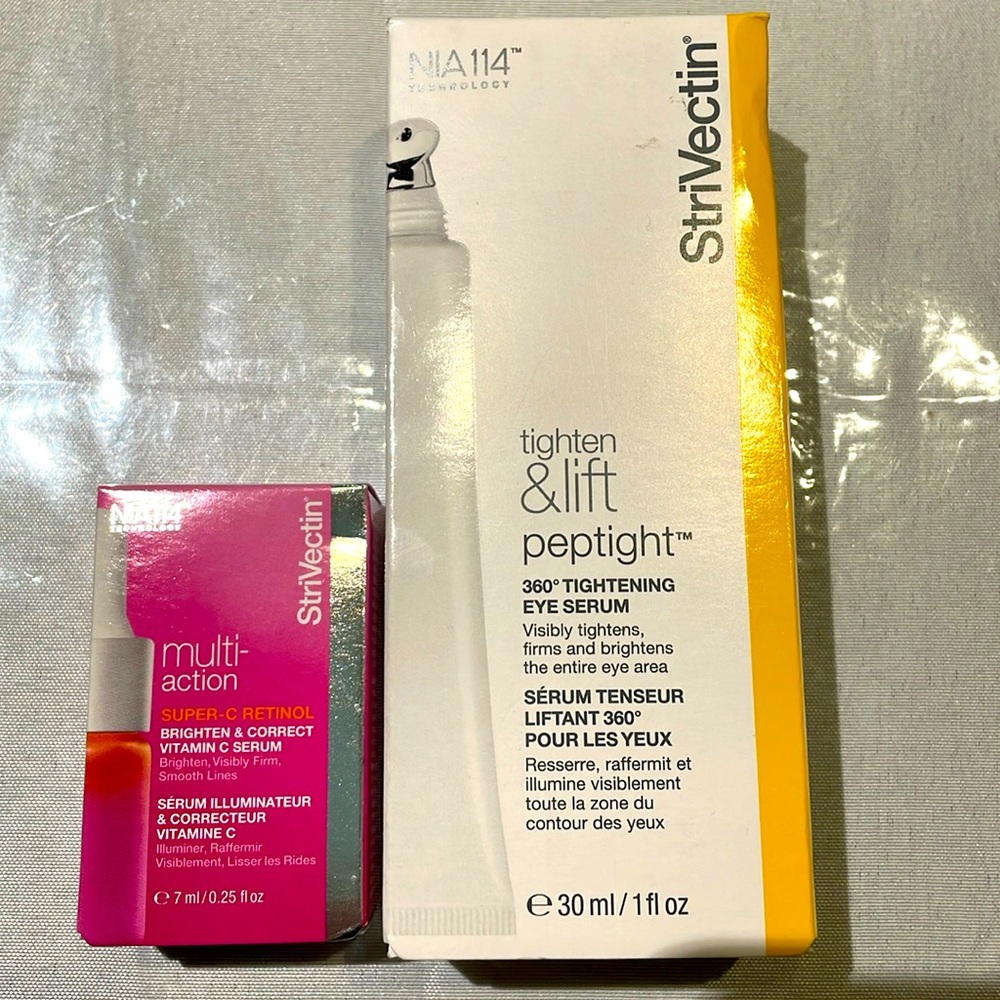 StriVectin TIGHTEN & LIFT PEPTIGHT EYE SERUM & SUPER C RETINOL
